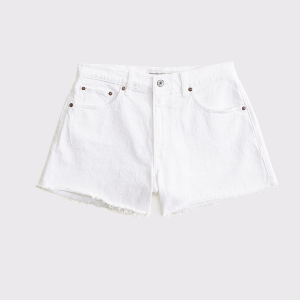 Abercrombie & Fitch Curve Love High Rise 90s Cutoff